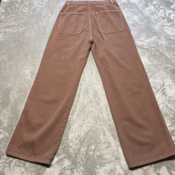 Reformation Jeans Womens 26 Lexi High Rise Wide Leg Button Fly Casual Chic - Picture 8 of 16